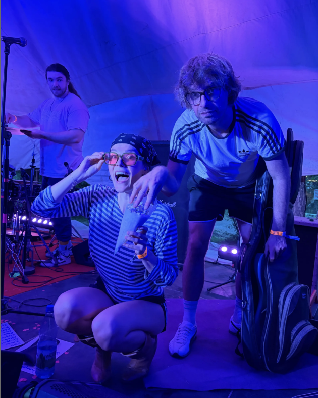 Foto aus einem Moment der Band