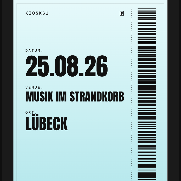 Fertige Sharepic-Karte für den Gig